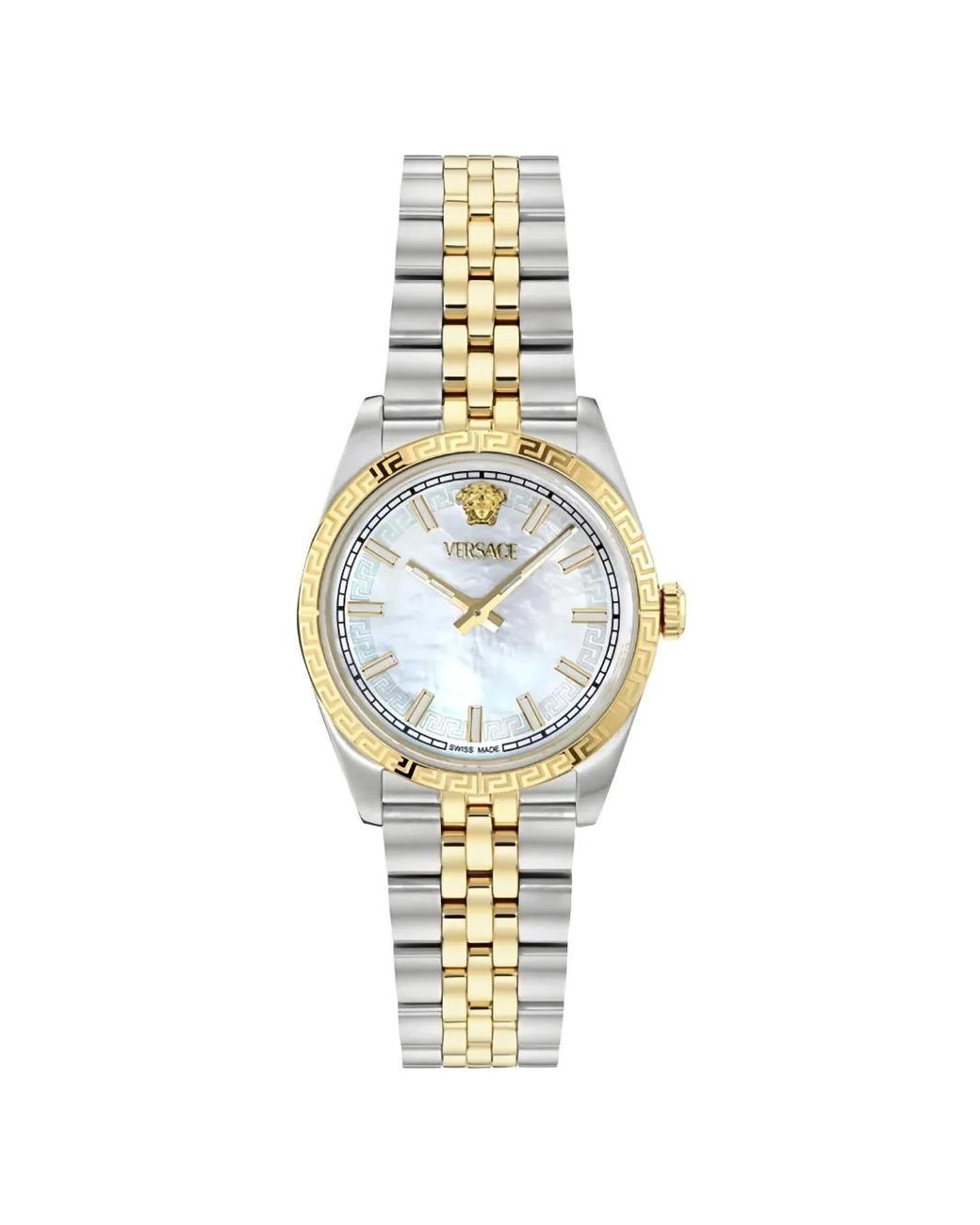 Versace Metallic Millenyium Greca-Embellished 32Mm Watch