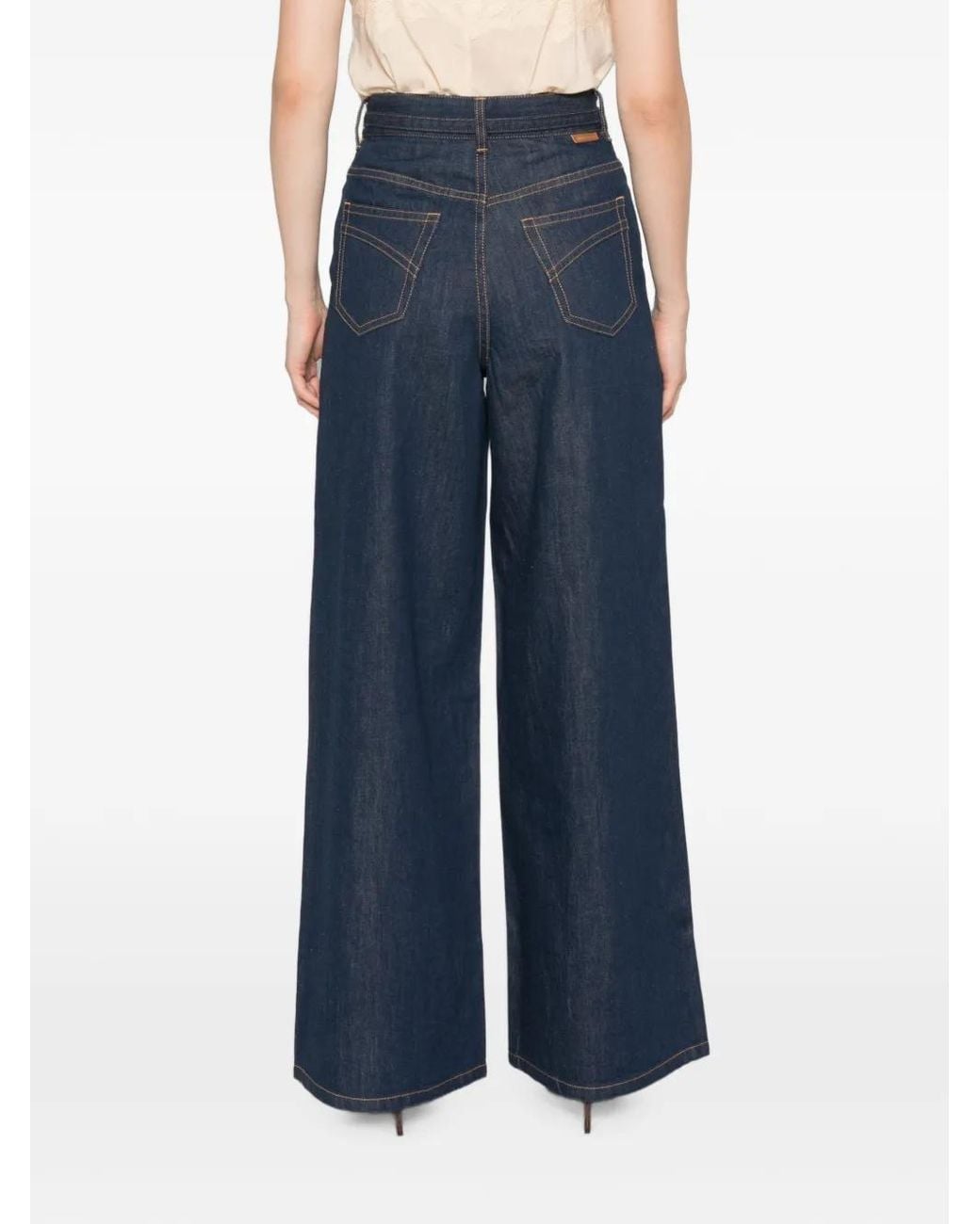 Zimmermann Blue Relaxed Flare Jeans