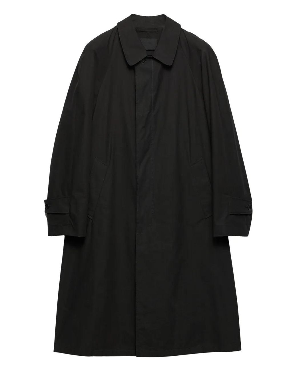 Prada Black Buttoned Coat for men