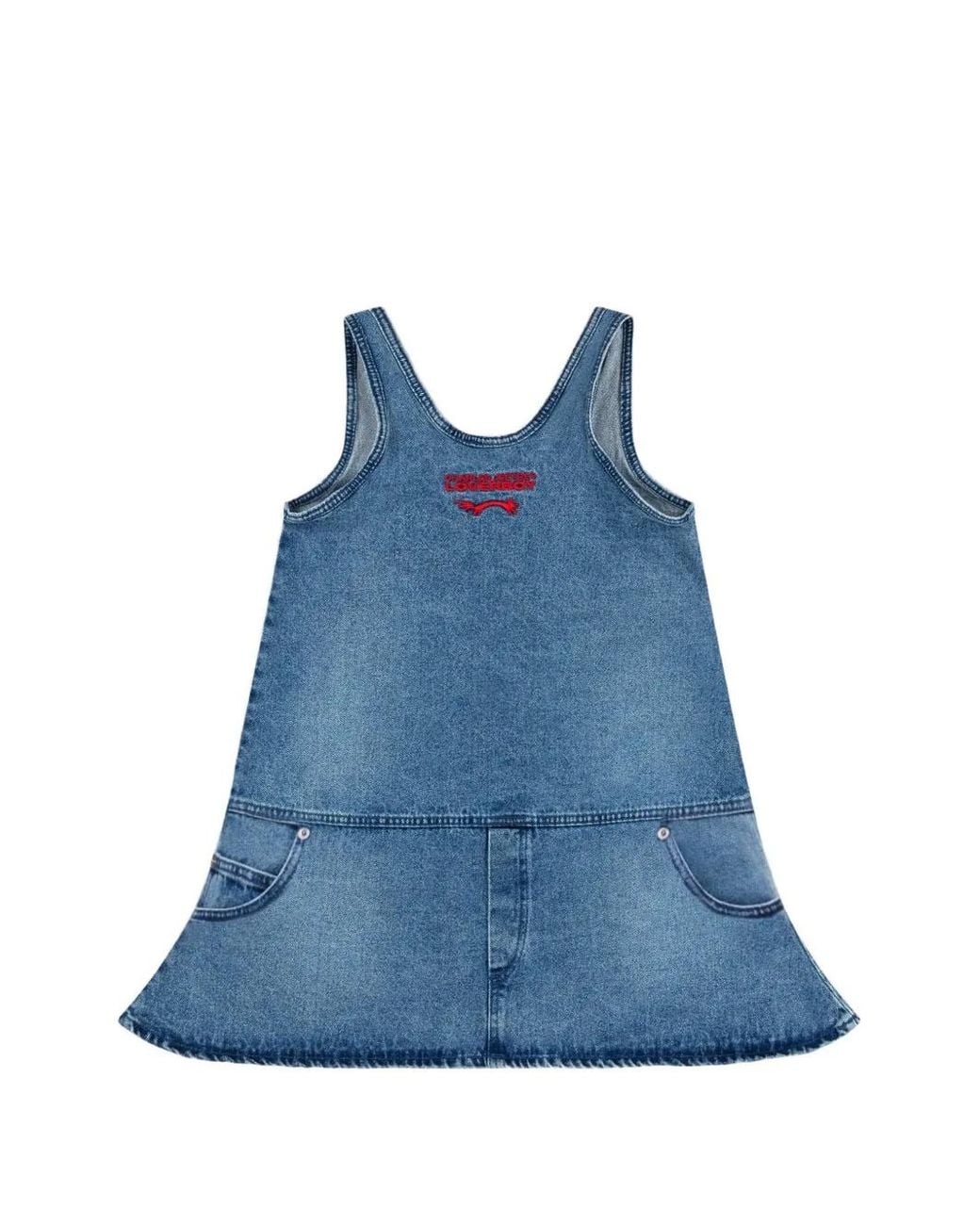 Charles Jeffrey Blue Sleeveless Denim Dress