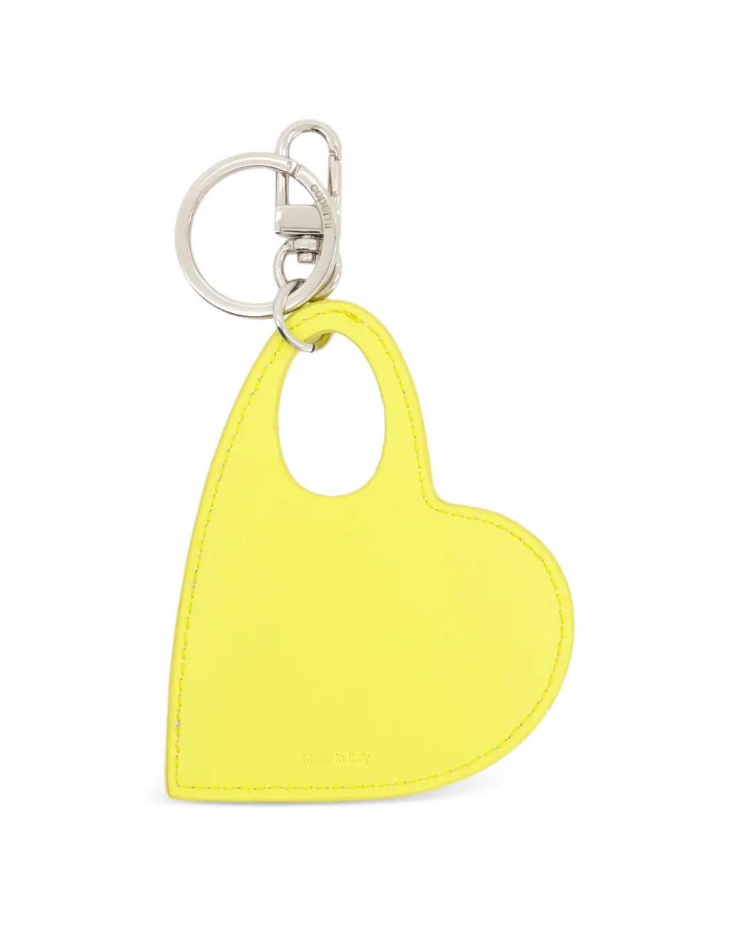 Llavero Con Motivo De Corazón Coperni de color Yellow