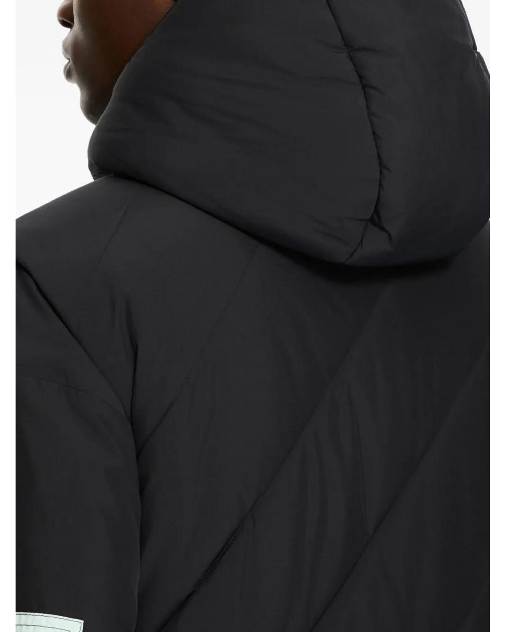 Off-White c/o Virgil Abloh Black Arrow Diagonal Quilted Padded Gilet for men