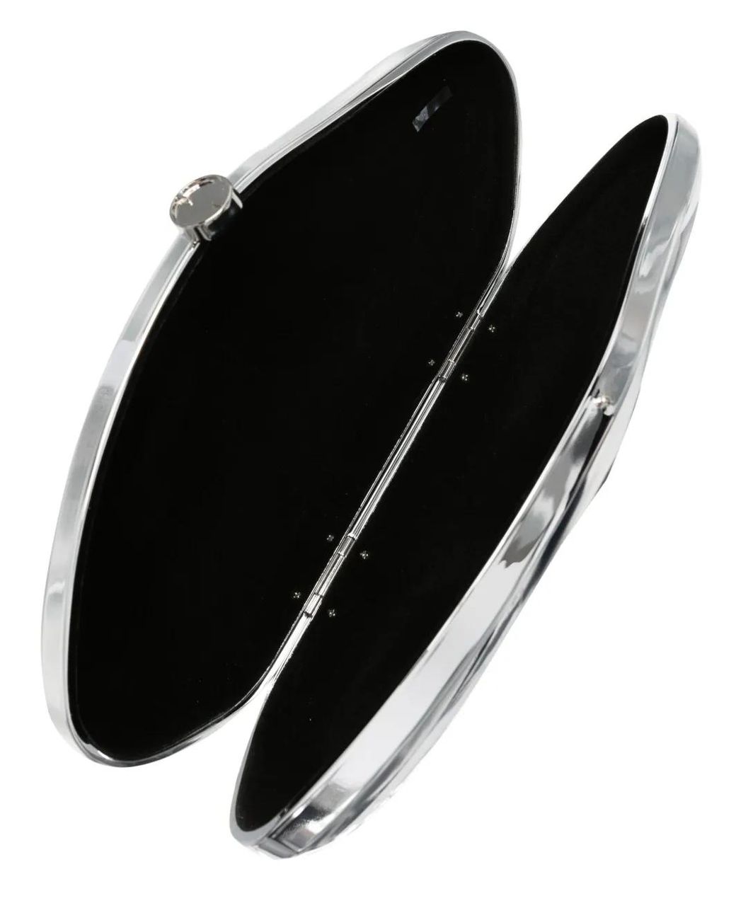 Cult Gaia White Caldera Clutch Bag