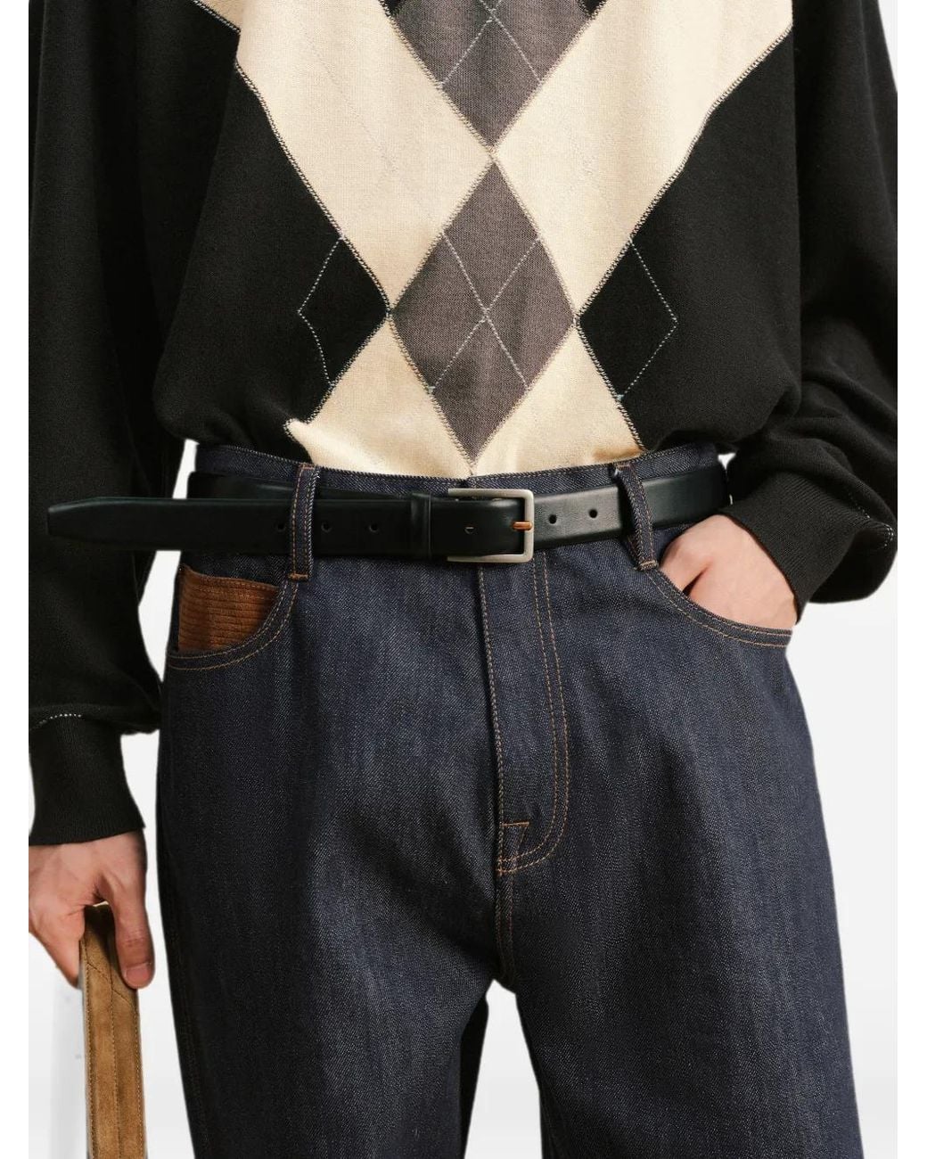CROQUIS Blue Straight-Leg Jeans for men