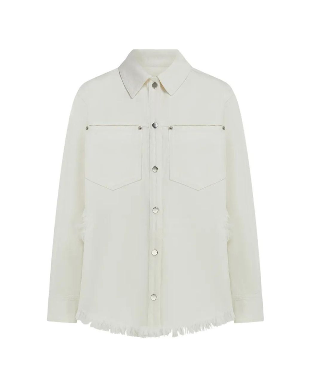Ferragamo White Denim Blouson