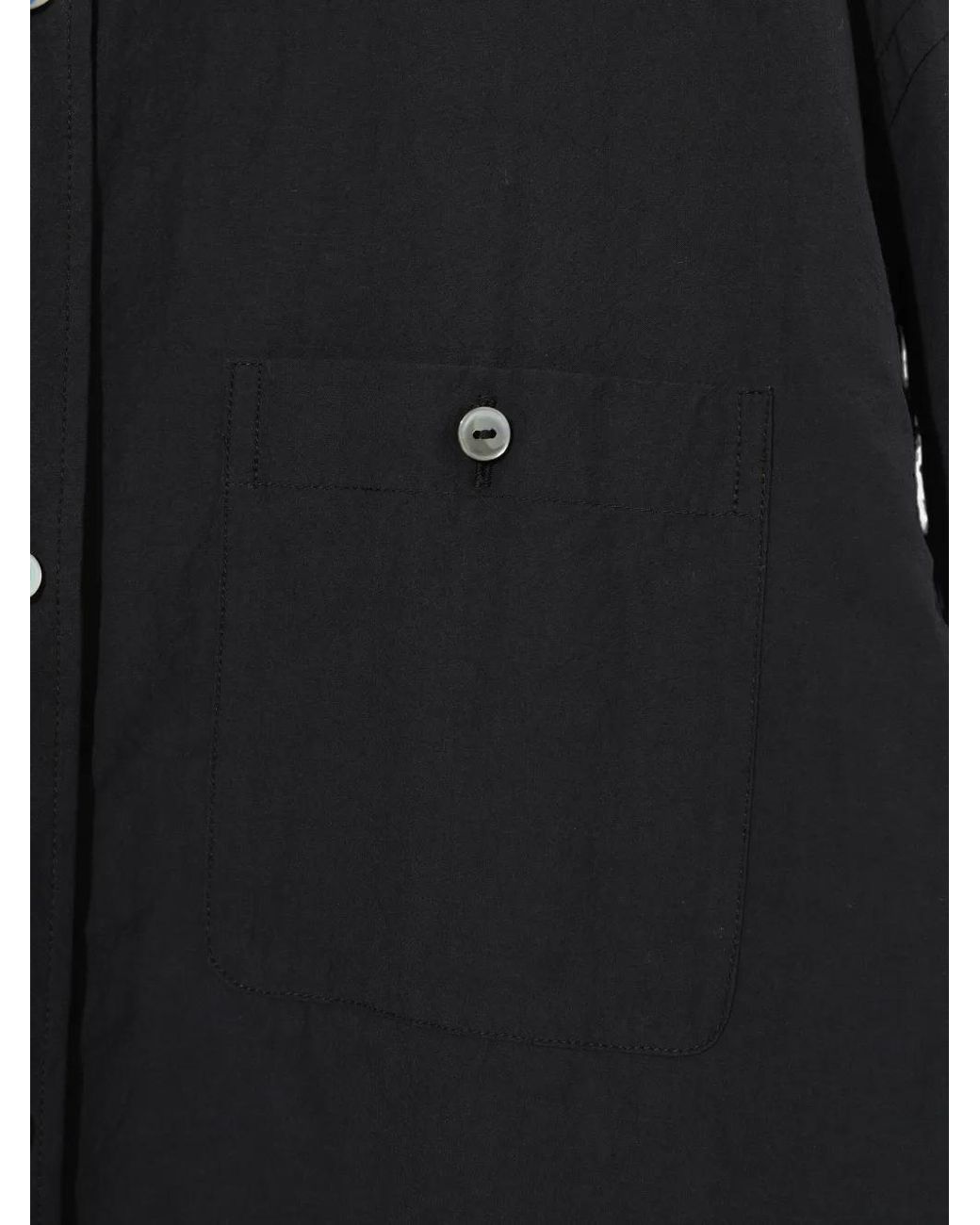 Undercover Black Button-Fastening Cotton Shirt for men