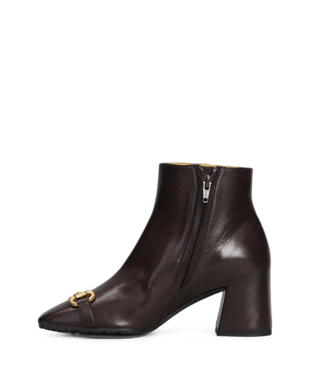 Mara Bini Brown Leather Ankle Boots