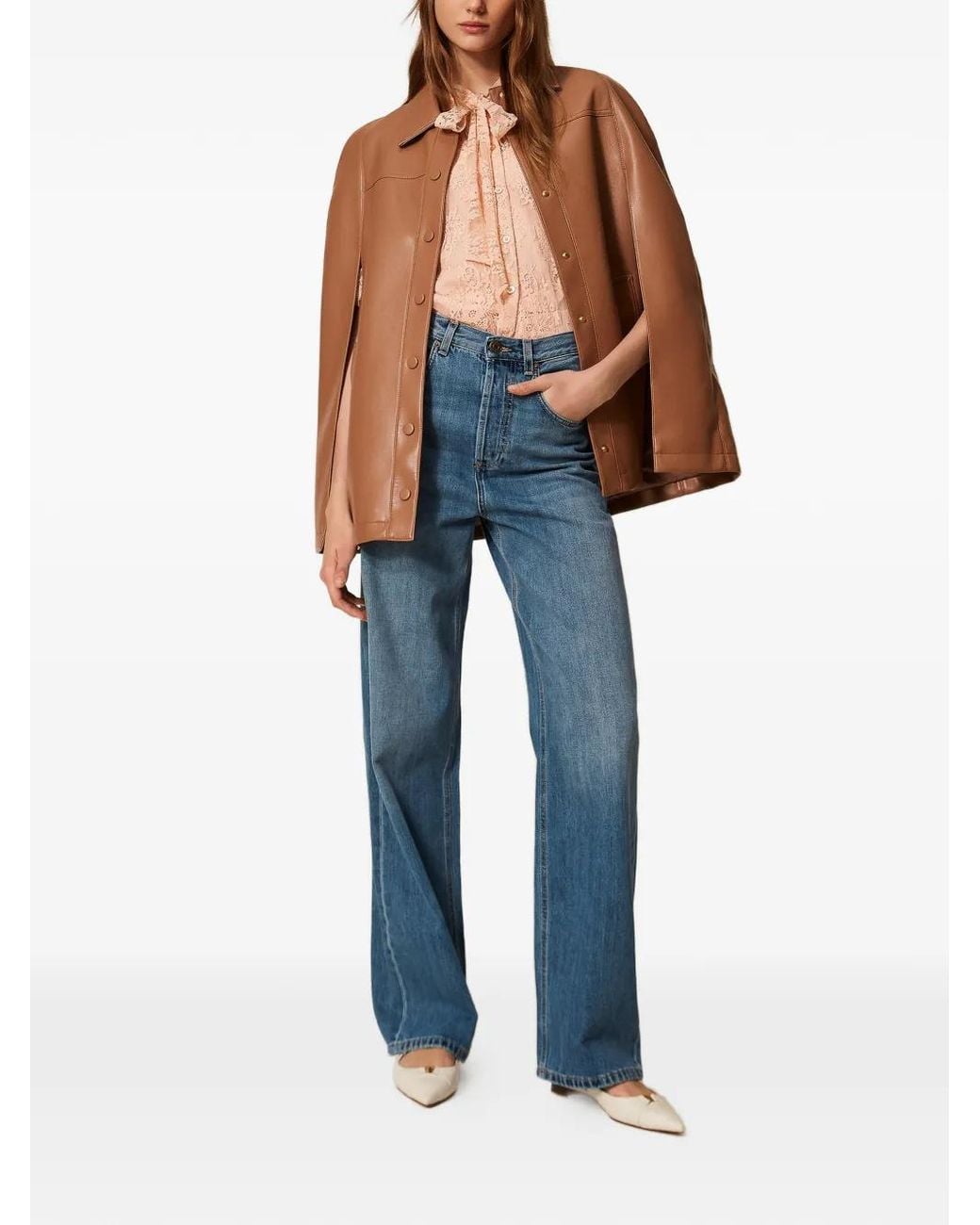 Twinset Blue Five-Pocket Jeans