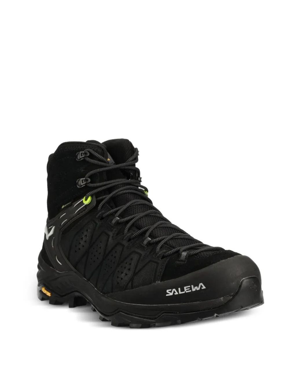 Salewa Black Mid-Cut Boots for men