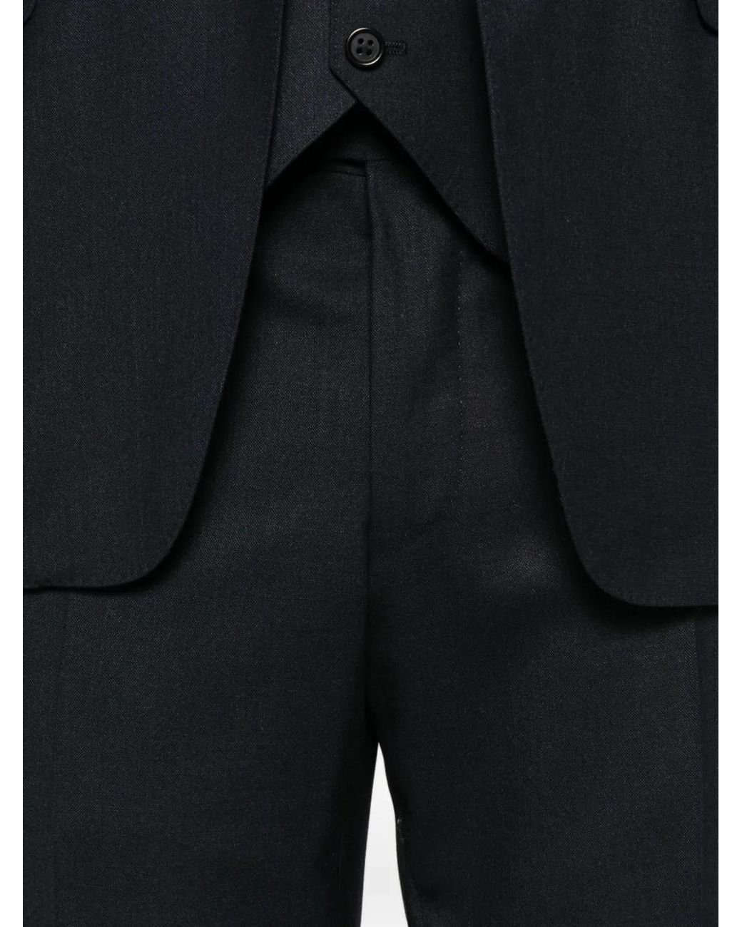Canali Black Two-Button Suit for men