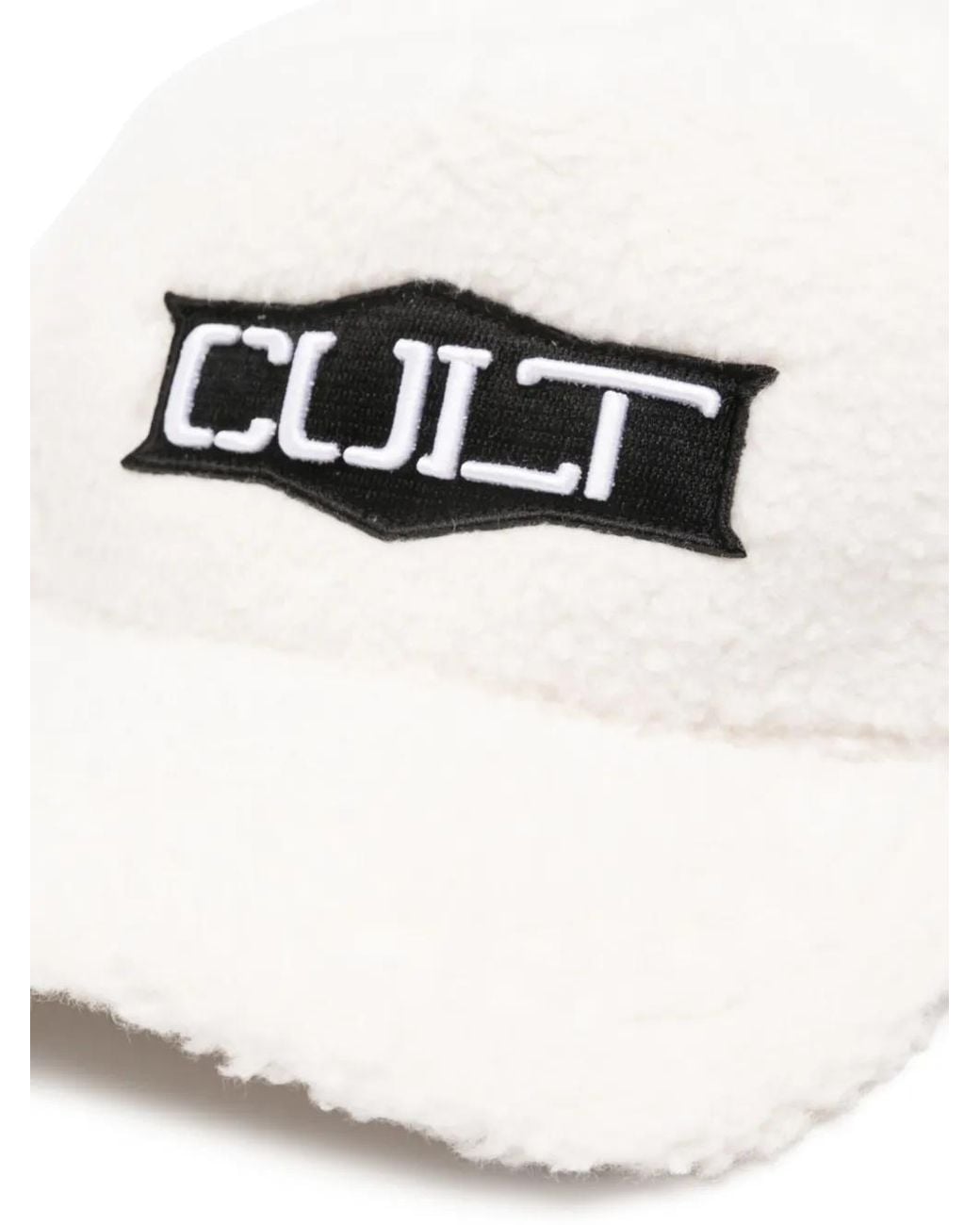 Cult White Logo-Patch Cap