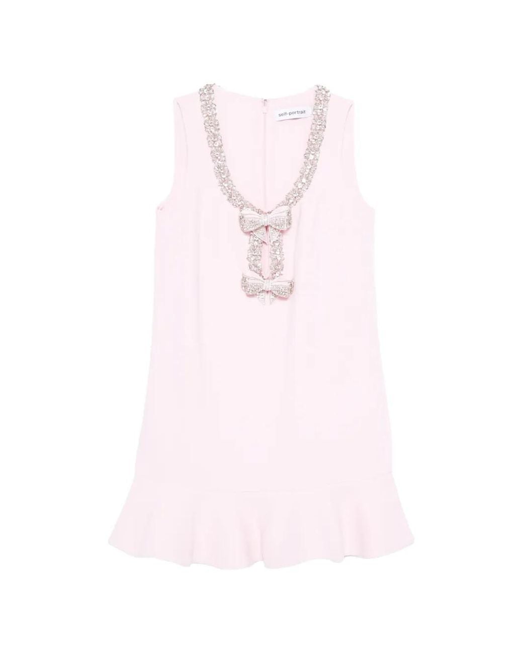 open lace back dress SELF-PORTRAIT main image 1