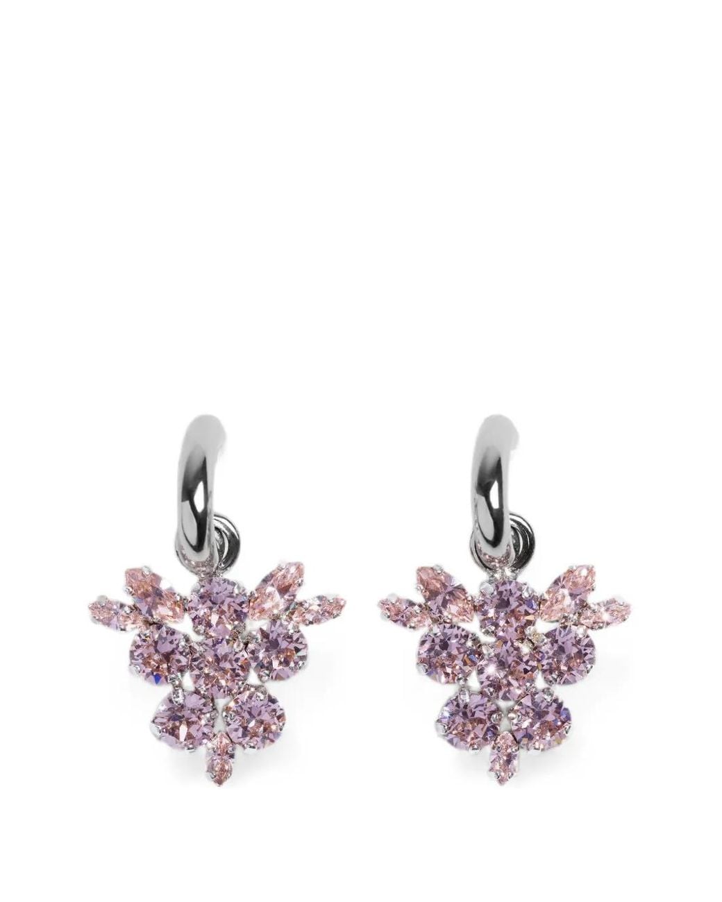 Simone Rocha Pink Frond Creolen