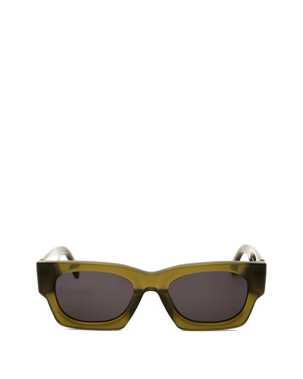 Palm Angels Gray Bodie Rectangle-Frame Sunglasses