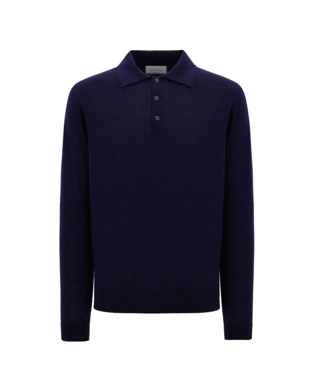Canali Blue Pull En Laine Mérinos for men