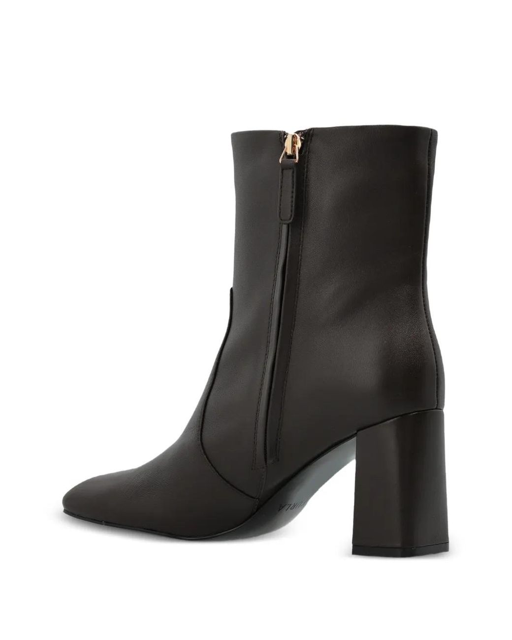Furla Black 'Solid' Heeled Ankle Boots