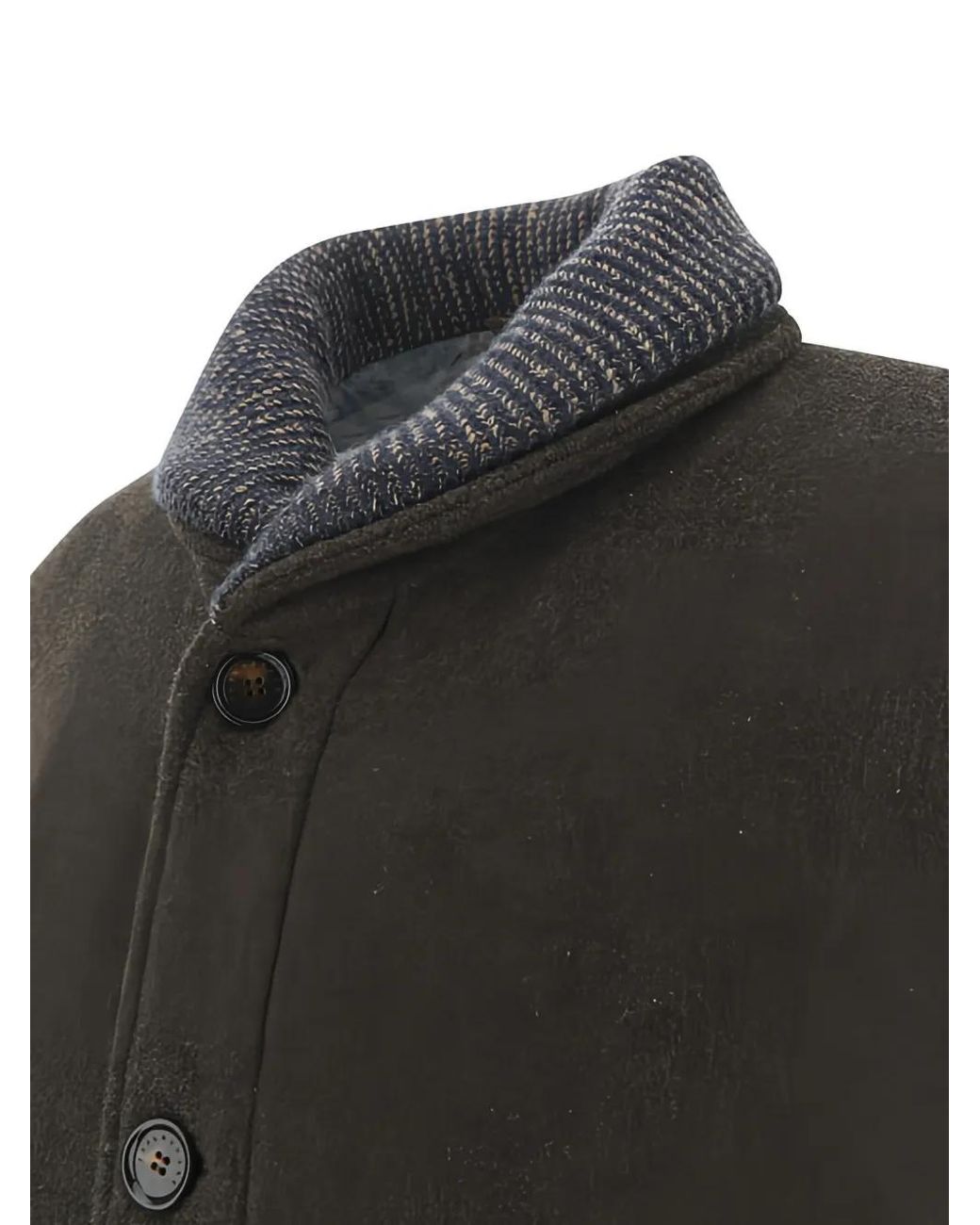 Paul & Shark Gray Shawl-Collar Jacket for men