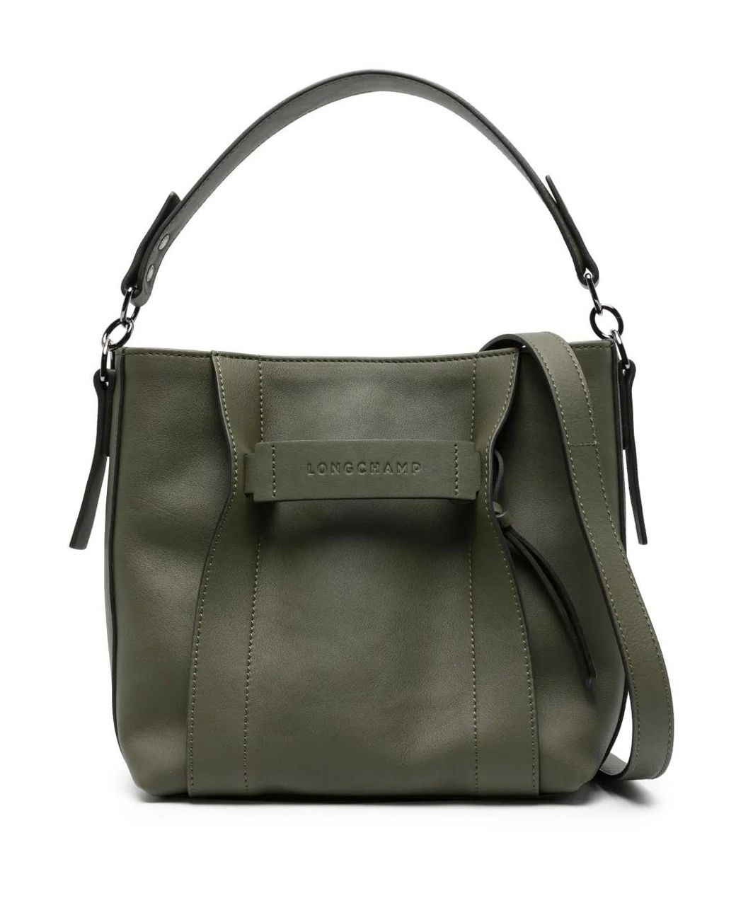 Longchamp Black Small 3D Leather Crossbody Bag