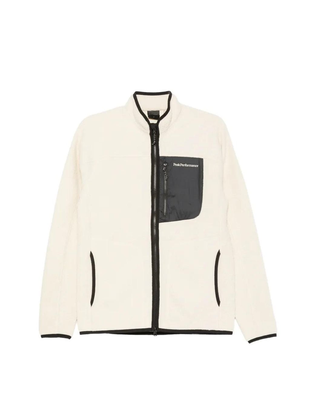 Peak Performance Natural Fleece-Texture Zip-Up Jacket for men