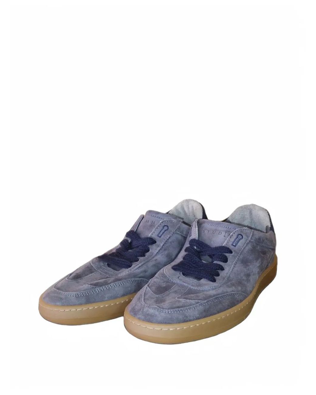 PIUMESTUDIO Blue Baskets À Empiècements for men