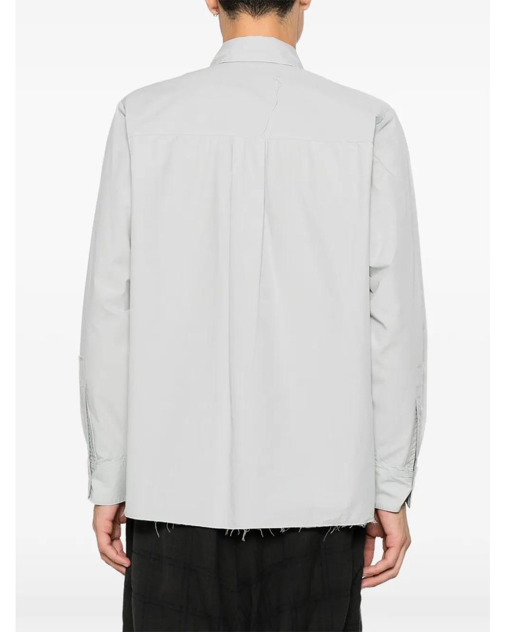 Camiel Fortgens White Normal Raw-Edge Shirt
