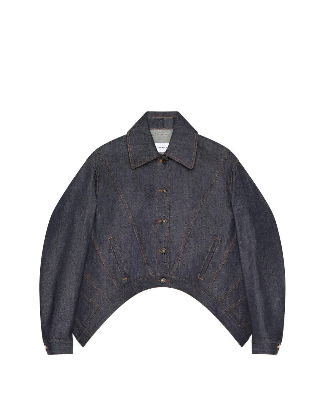Givenchy Blue Trapeze Jacket