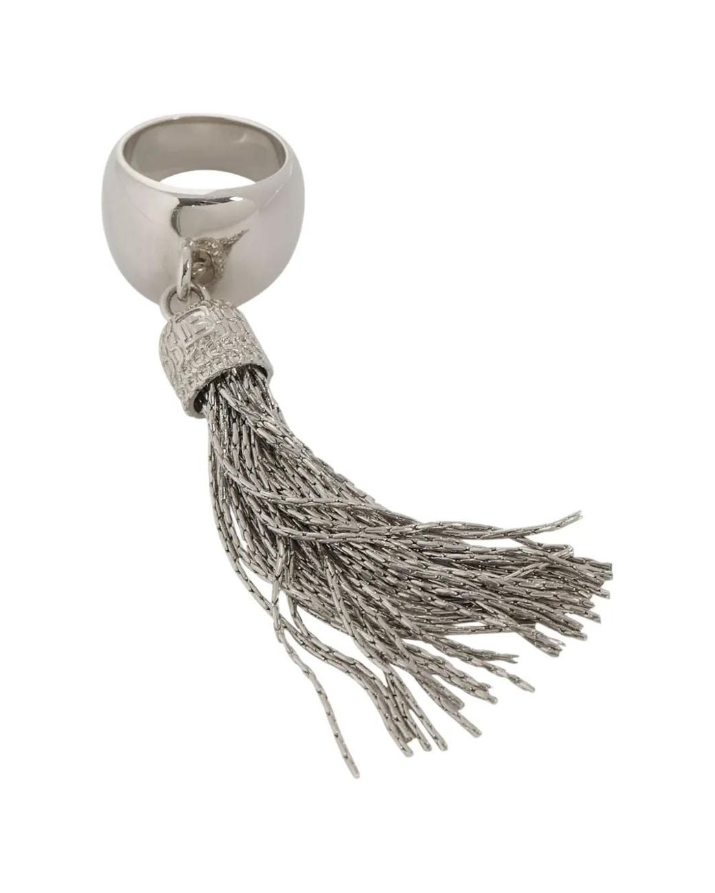 Balmain Metallic Ring Mit Quaste