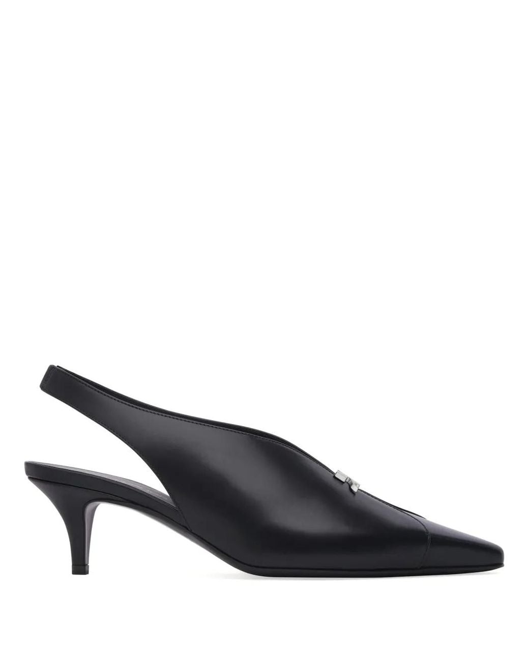 Courreges Leren Slingbacks in het Black