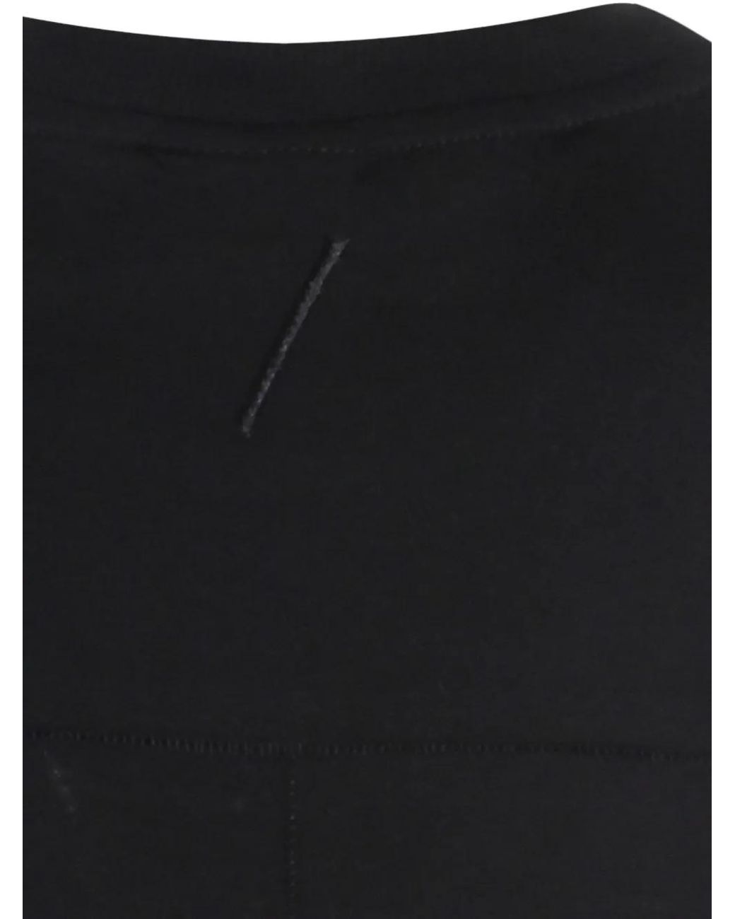 Thom Krom Black T-Shirt À Manches Courtes for men