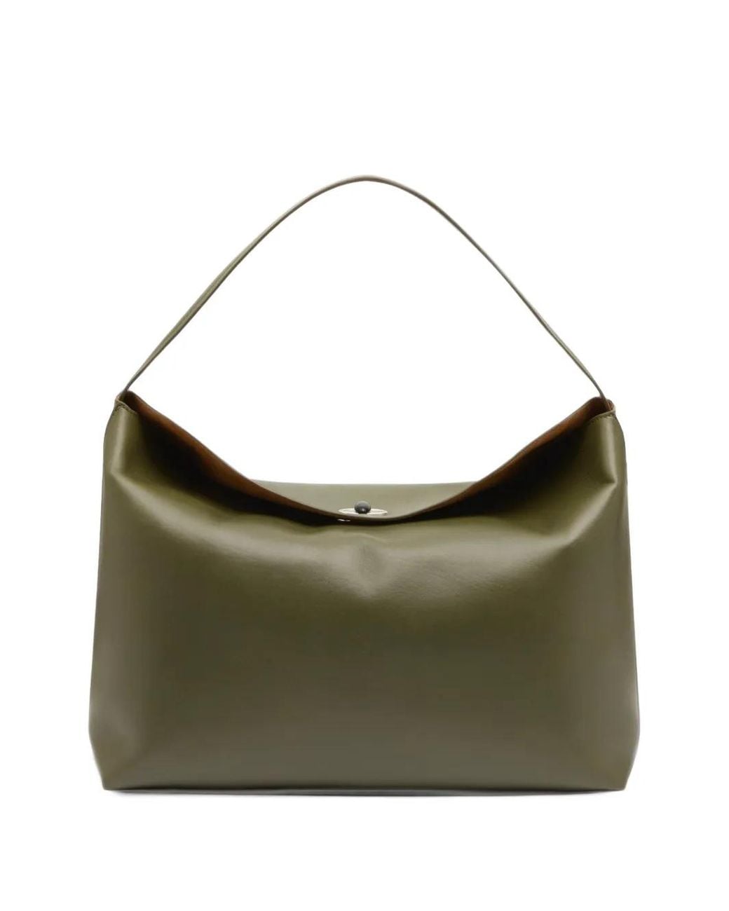 Christopher Esber Green Turnlock Grande Shoulder Bag