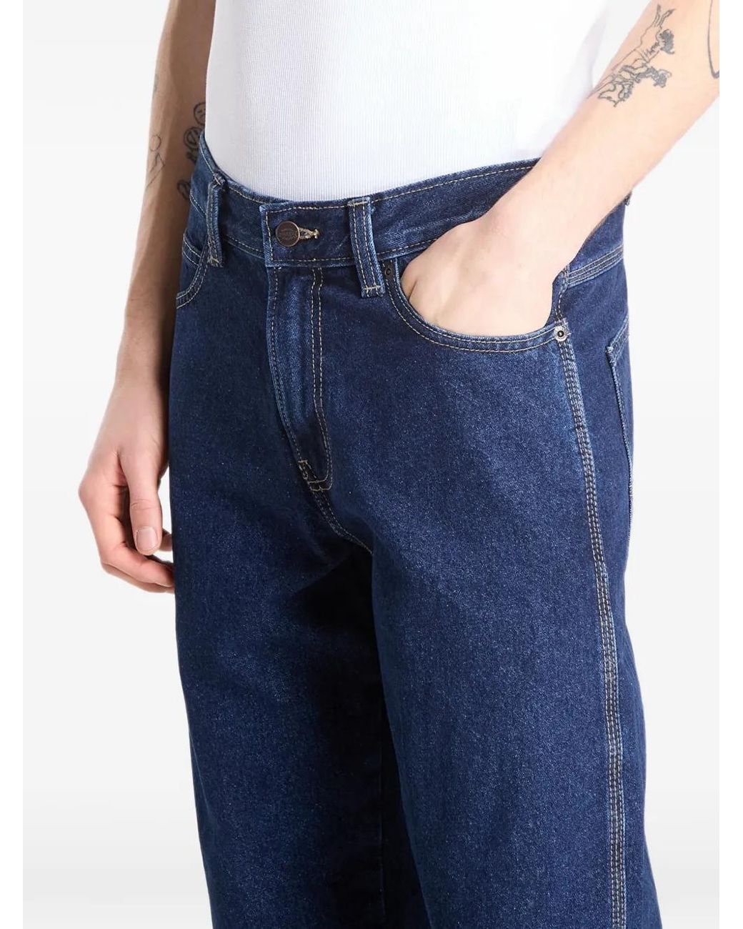 Dickies Blue 954 Relaxed Straight Jeans for men
