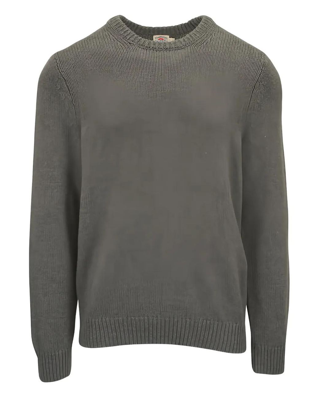 Faherty Brand Gray Crew-Neck Sweater for men