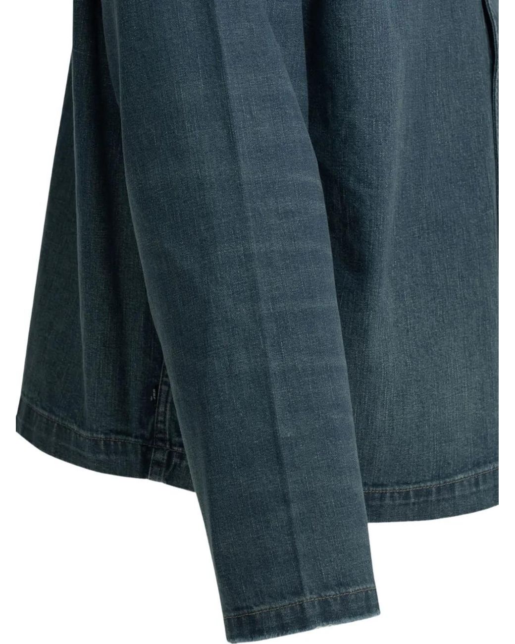 Levi's Blue Button-Up Chest-Pocket Overshirt for men
