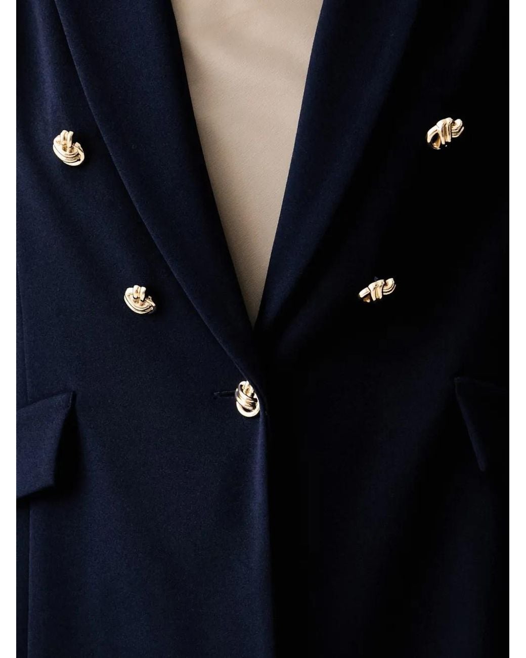 Joseph Ribkoff Blue Blazer À Boutonnière Croisée