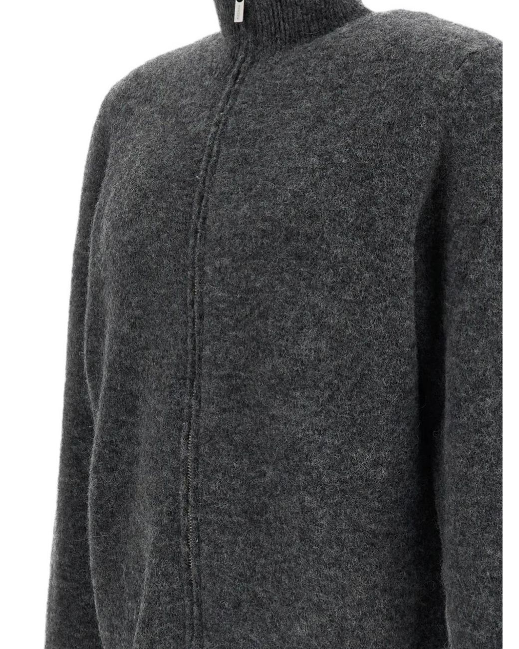 Barena Gray Pull Zippé À Col Montant for men