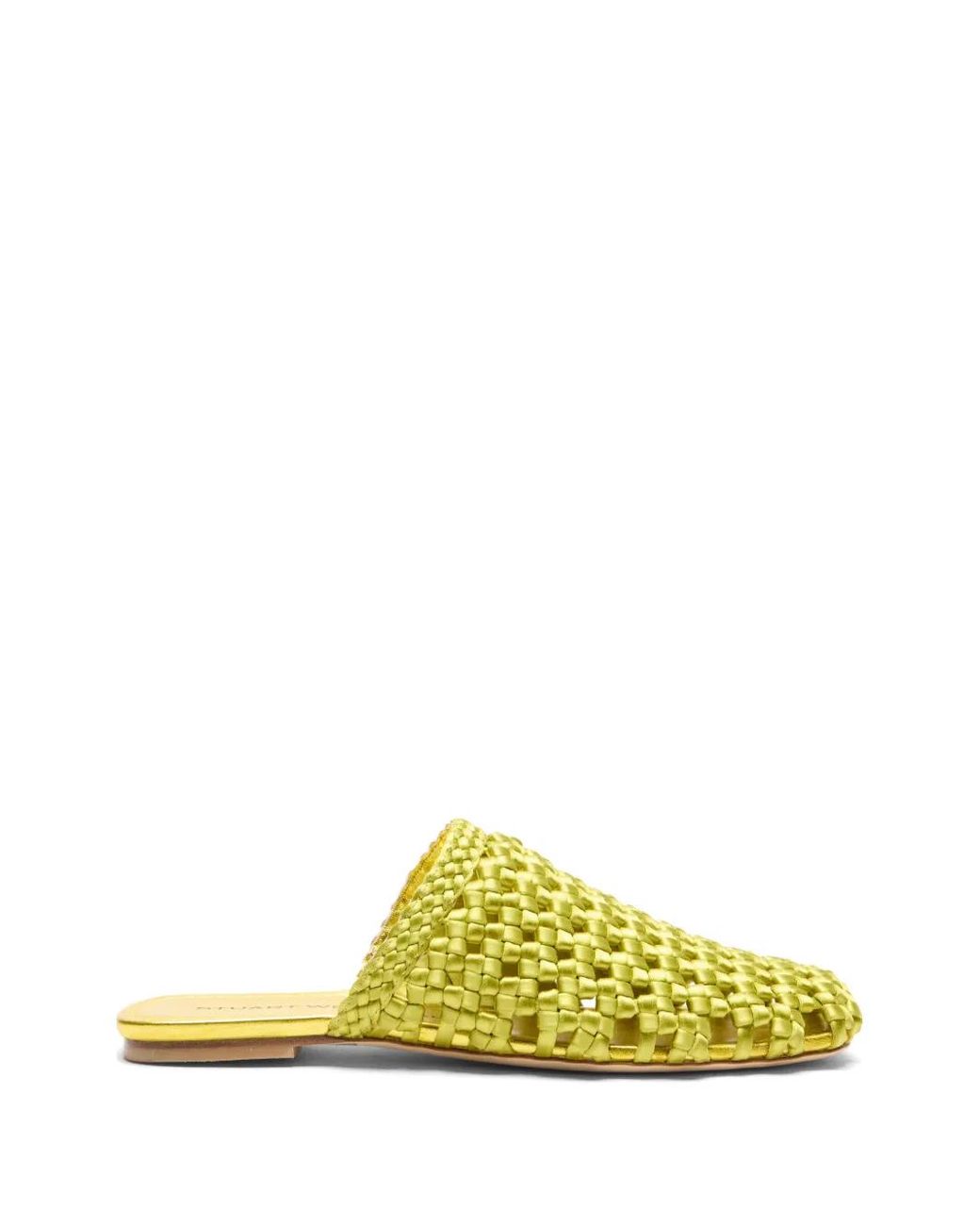 Mules Marina Stuart Weitzman en coloris Yellow