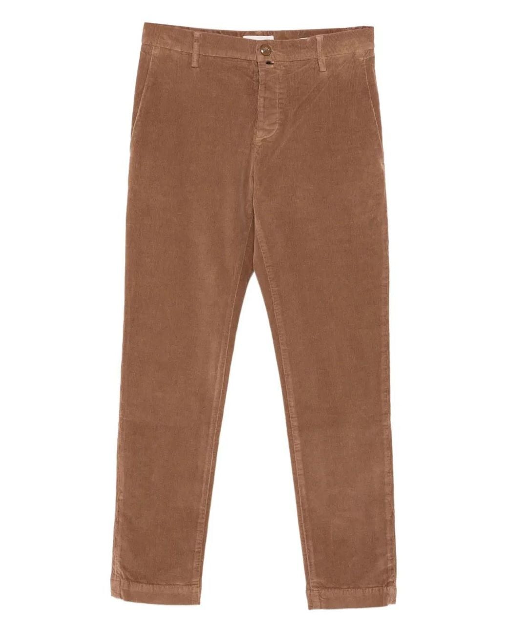 Jacob Cohen Brown Corduroy Trousers for men