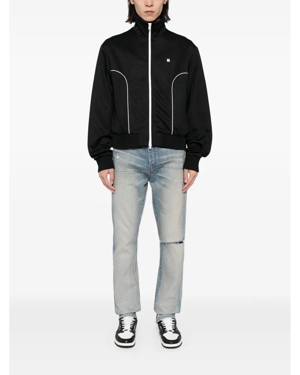 Amiri Black Ma Track Jacket for men