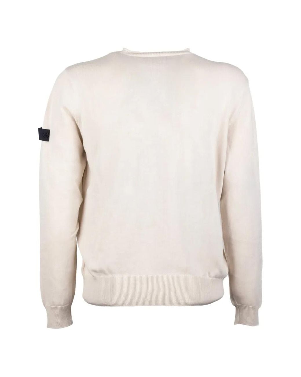 Peuterey White Patch Knitted Jumper for men