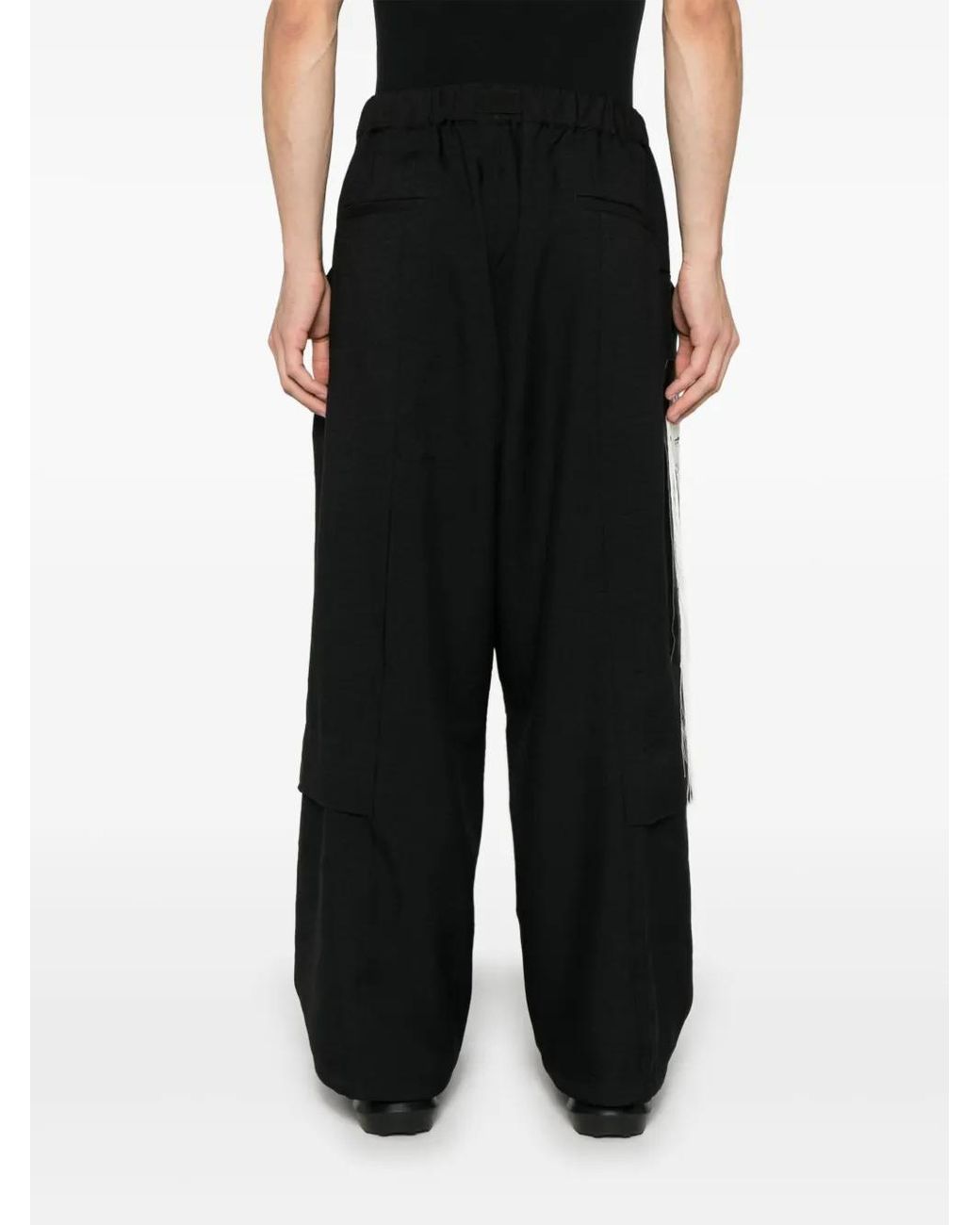 Y-3 Black Trousers for men