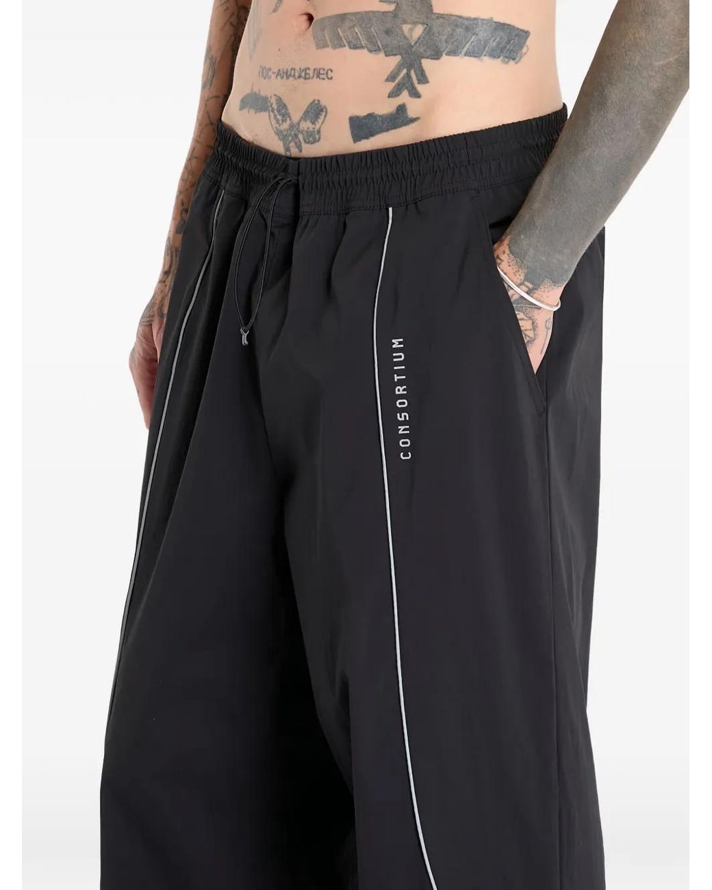 Adidas Black By Consortium Track Pants for men