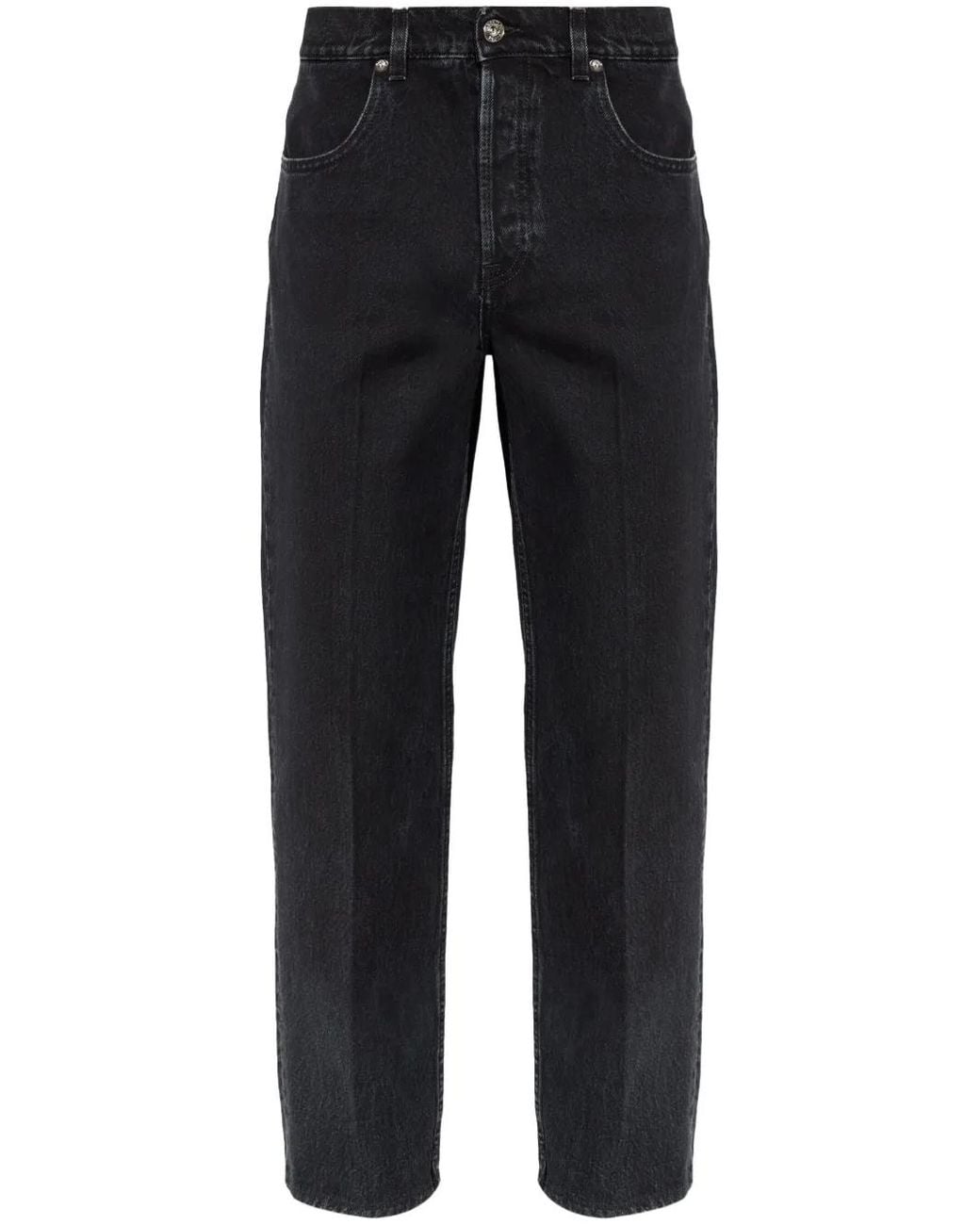 Lanvin Blue Logo-embossed Jeans for men