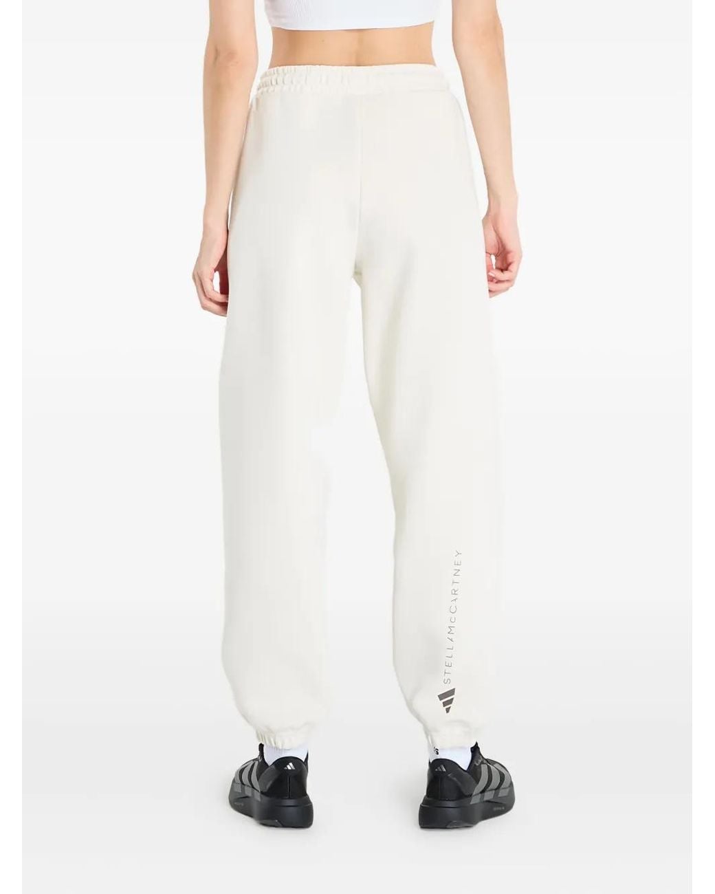Adidas White X Stella Mccartney Drawstring Tracksuit Bottoms