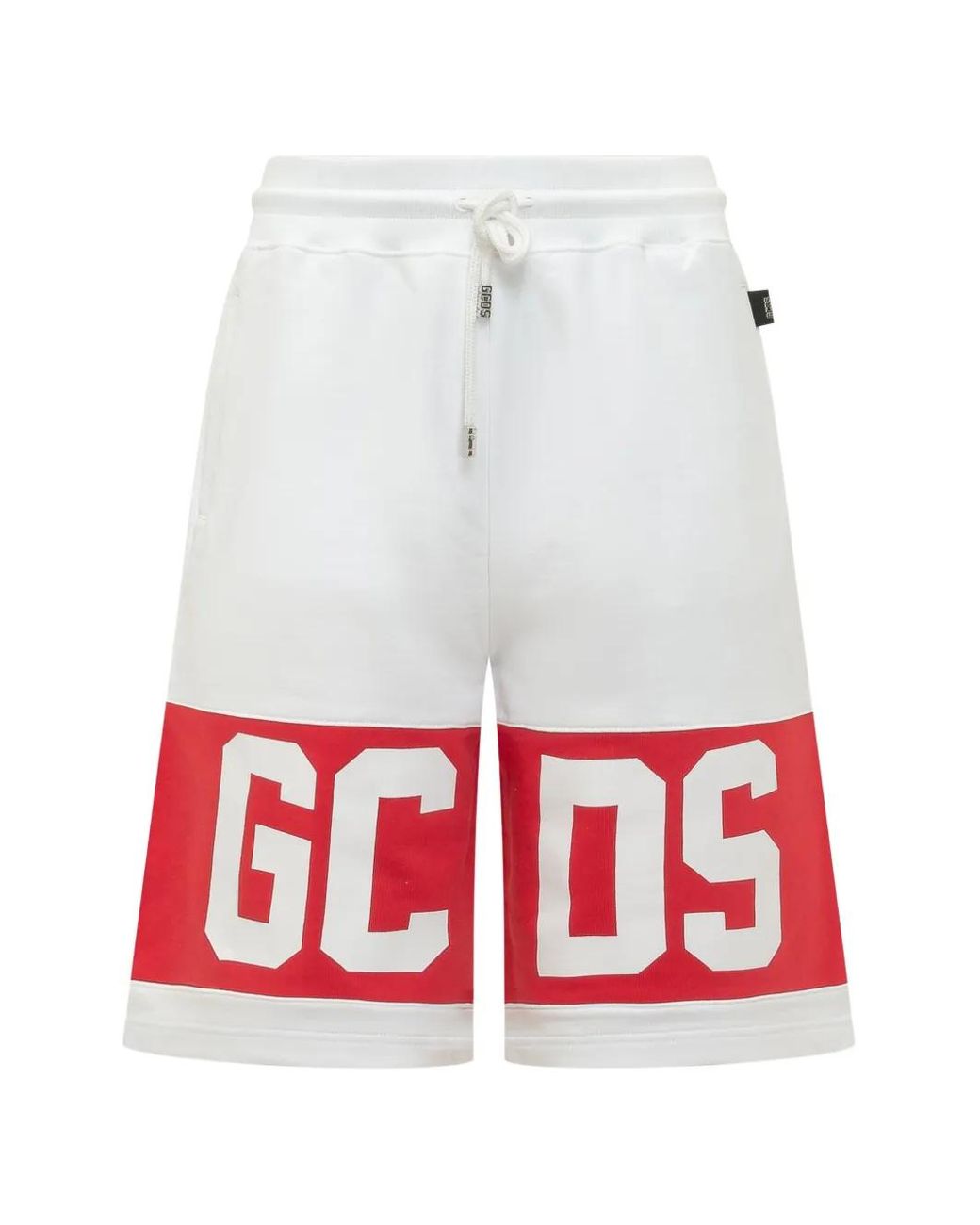 Gcds Red Logo Shorts for men