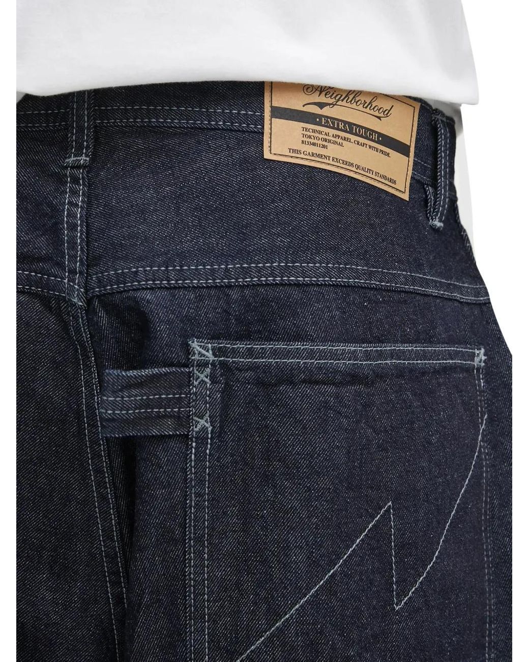 Neighborhood Blue Multiple-Pockets Shorts for men
