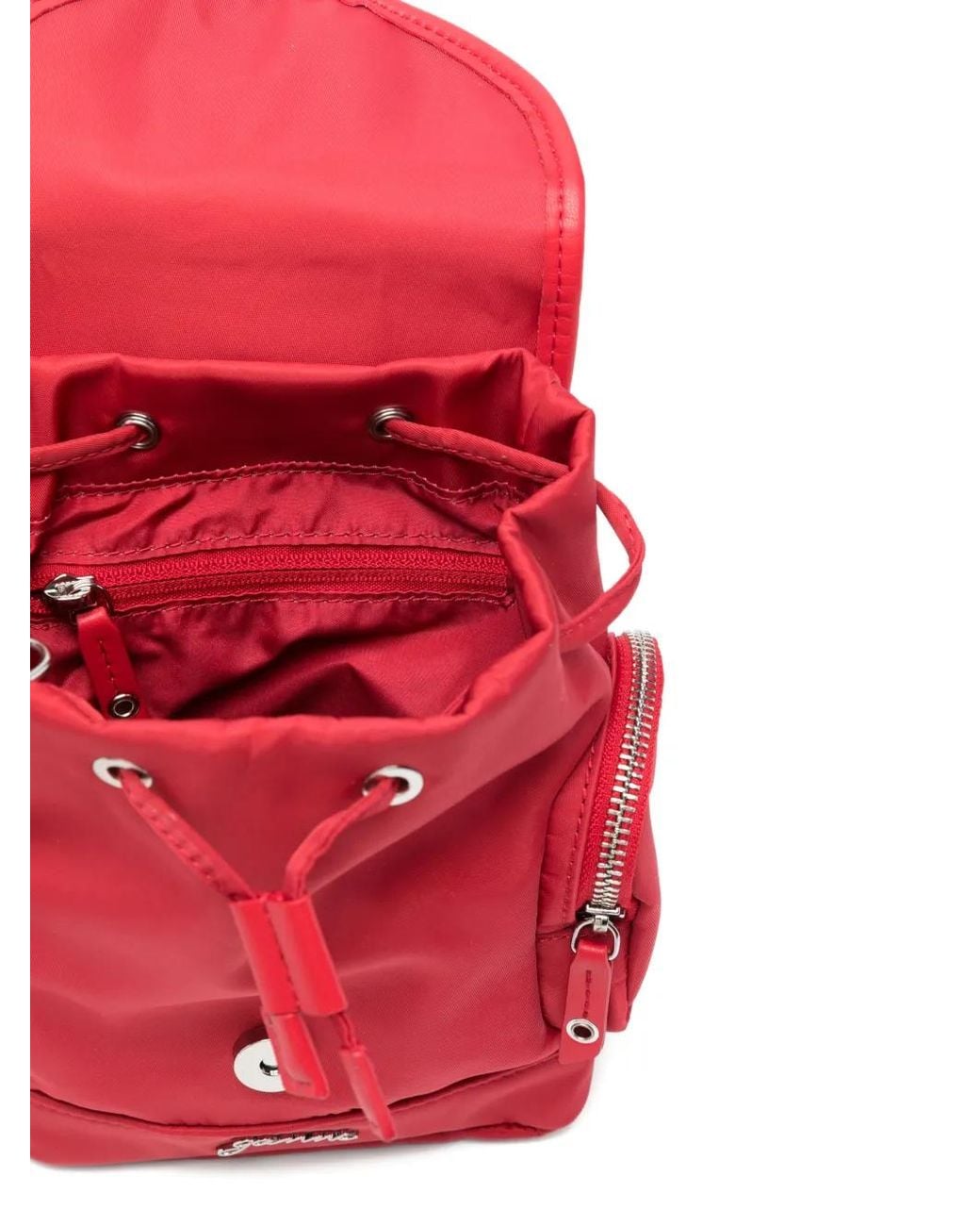 Ganni Red Backpacks