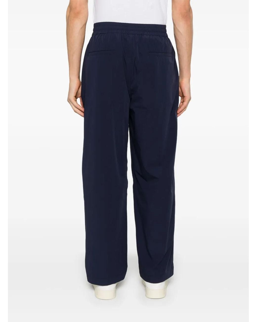 Autry Blue Logo-Print Sweatpants