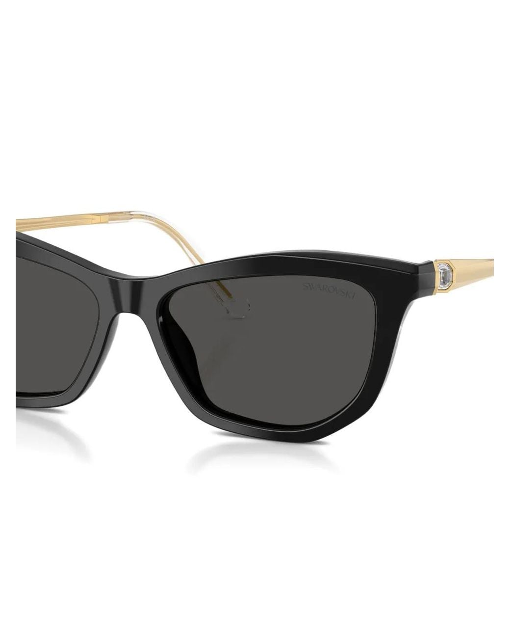 Swarovski Gray Cat-Eye Sunglasses