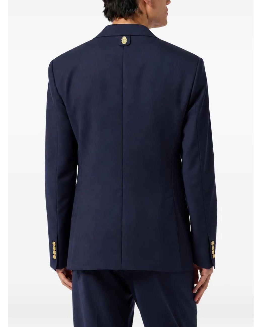 Billionaire Blue Bb Crest Blazer for men