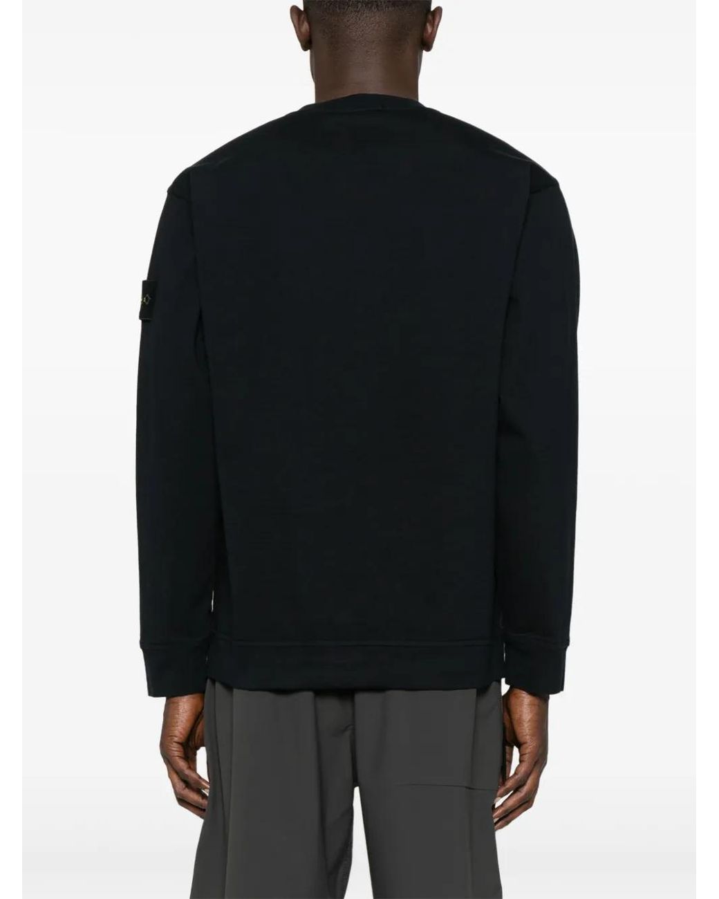 Stone Island Black Felpa for men